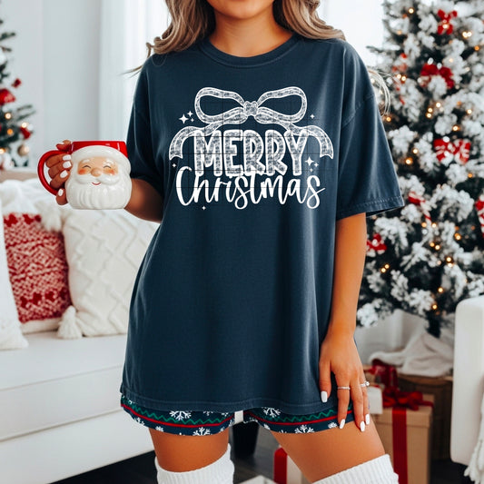 Lace Merry Christmas-Ready to Press Transfer