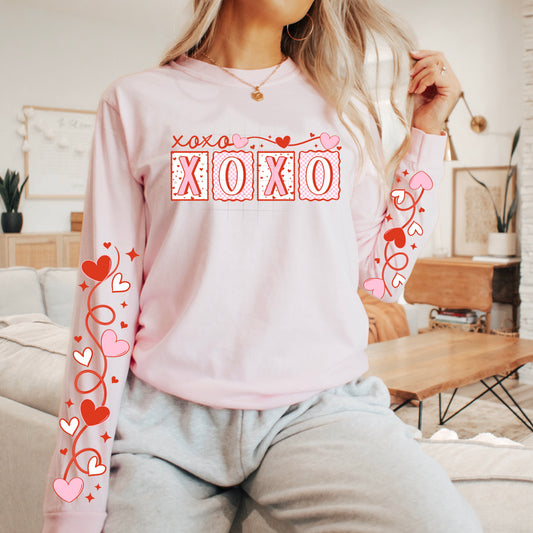 Xoxo Front-Ready to Press Transfer