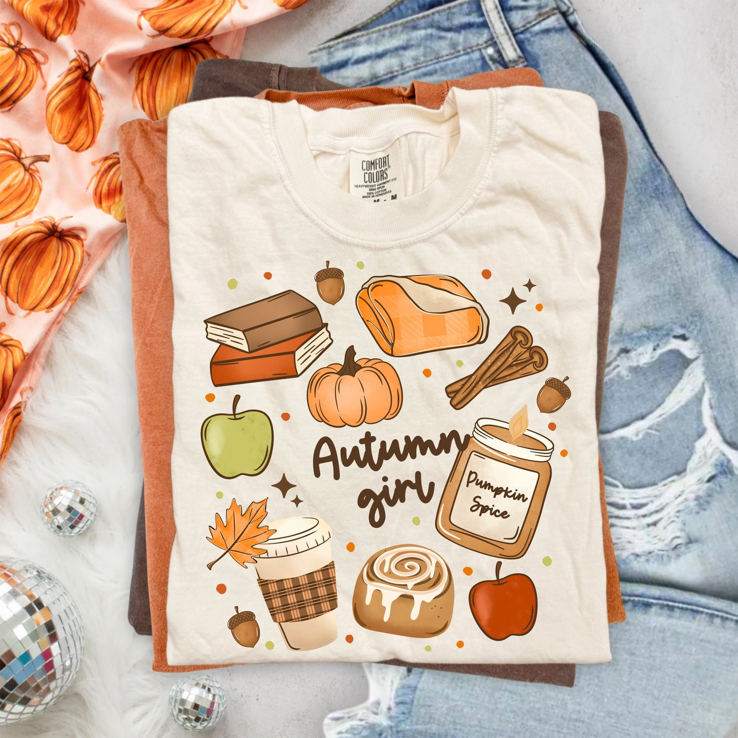 Autumn Girl-Ready to Press Transfer