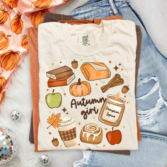 Autumn Girl-Ready to Press Transfer