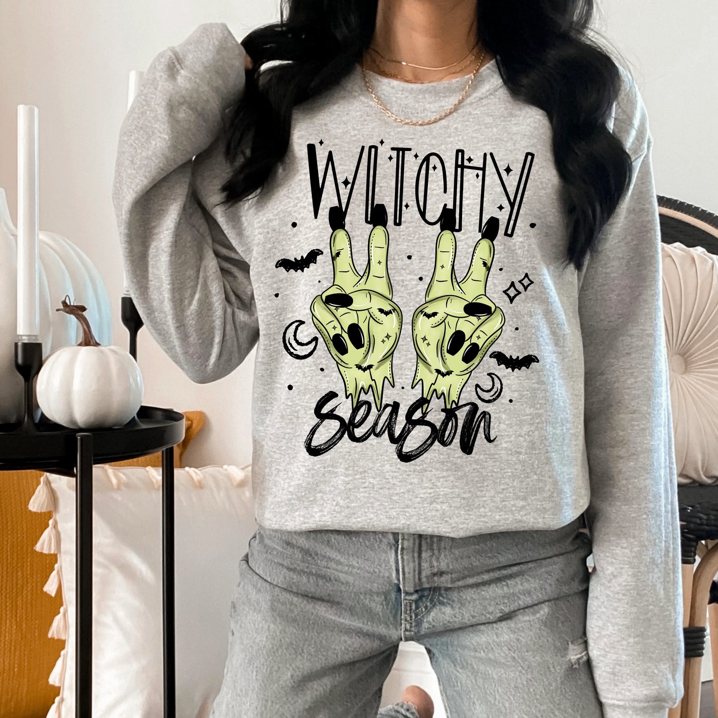 Witchy Season Black-Ready to Press Transfer