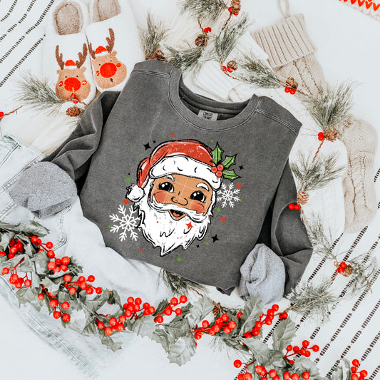 Santa Lighter Skin Tone-Ready to Press Transfer