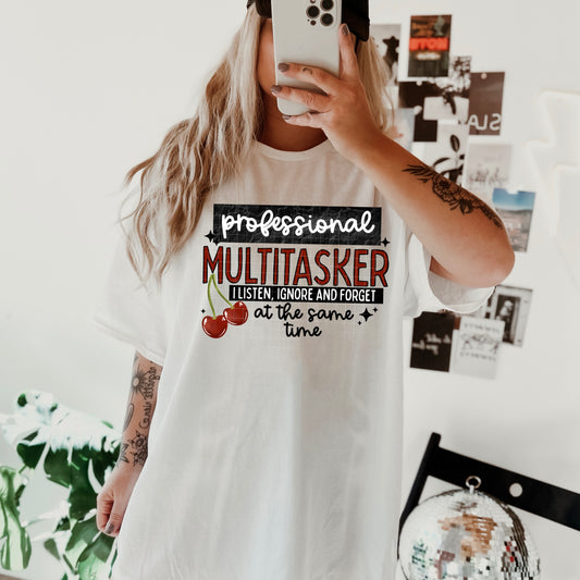 Professional Multitasker Black-Ready to Press Transfer
