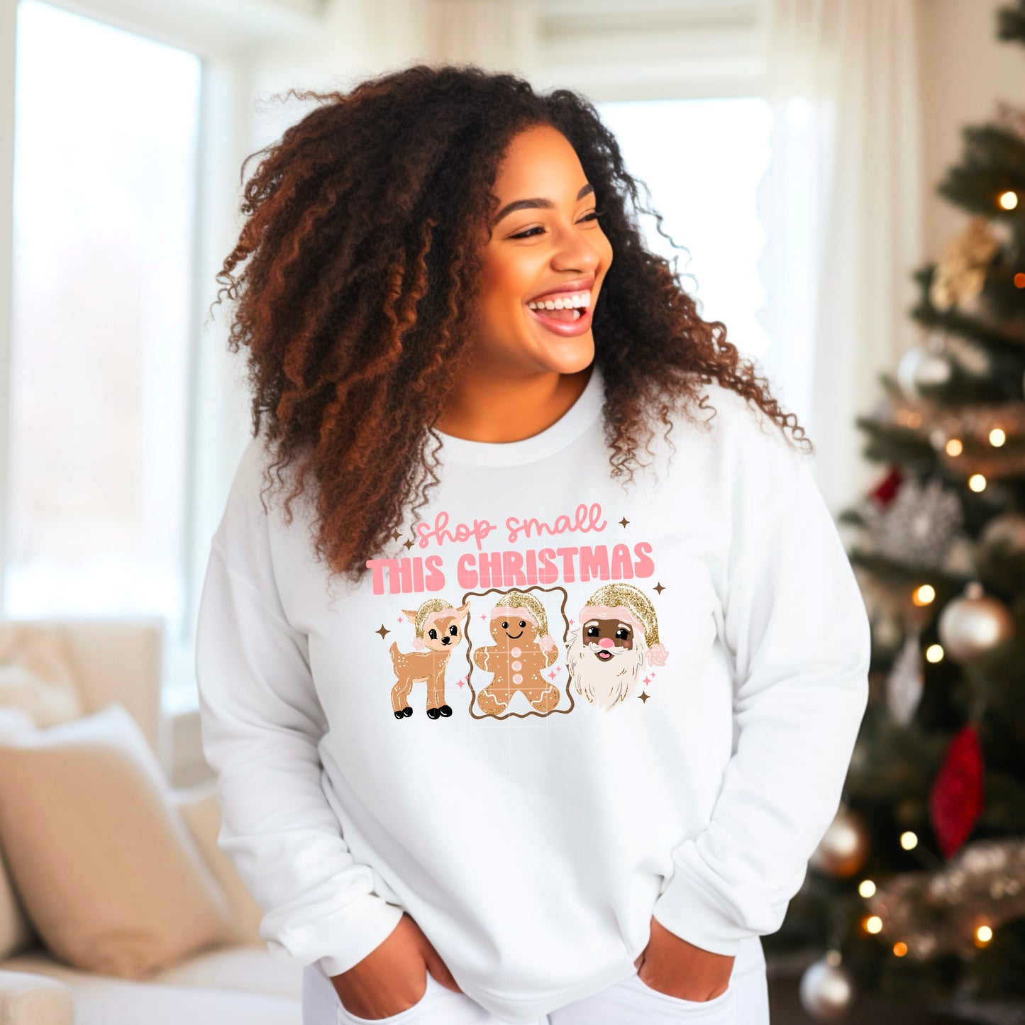 Shop Small This Christmas Darker Skin Tone-Ready to Press Transfer