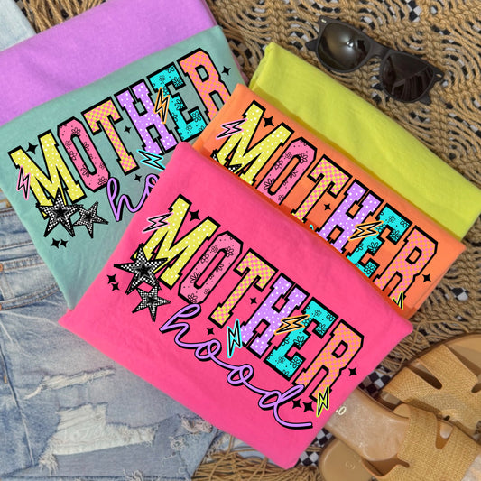 Motherhood Varsity and Cursive-Ready to Press Transfer