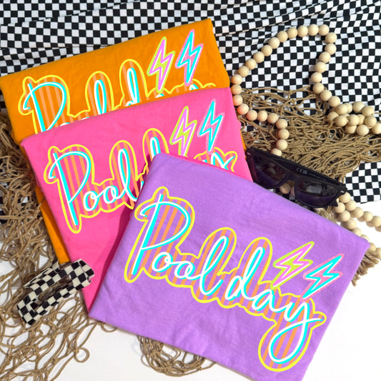 Pool Day Stripes-Ready to Press Transfer
