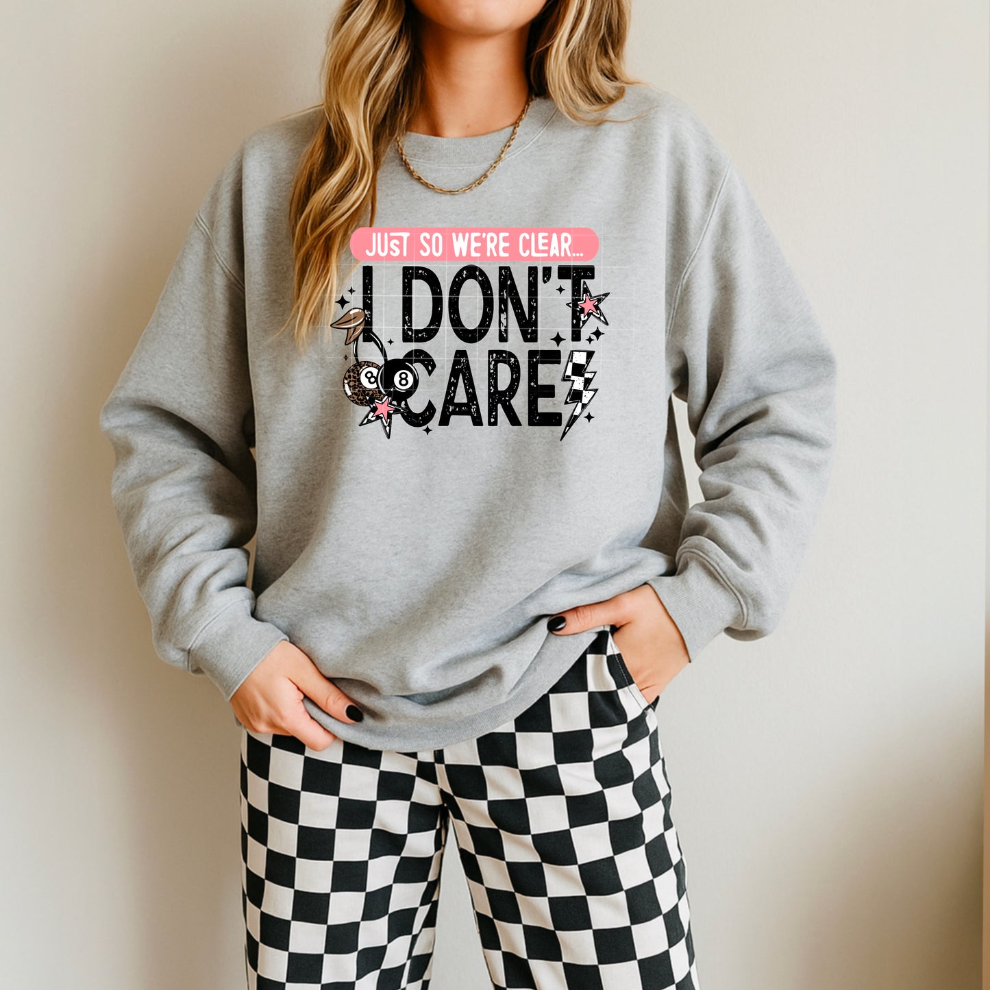 I Don't Care-Ready to Press Transfer