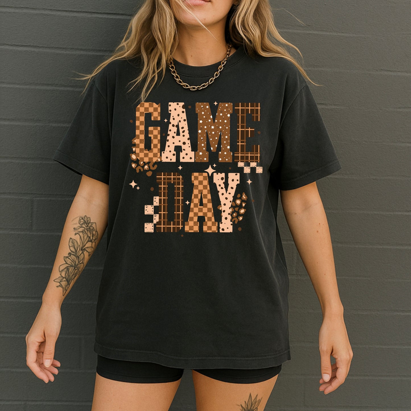Game Day for Black Shirts-Ready to Press Transfer