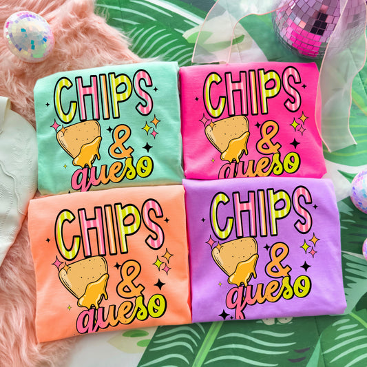 Chips Queso-Ready to Press Transfer