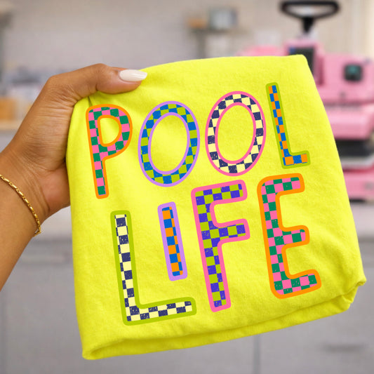 Pool Life-Ready to Press Transfer