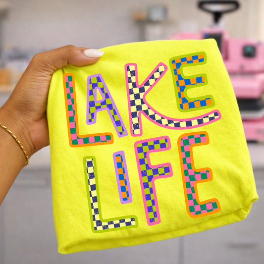 Lake Life-Ready to Press Transfer