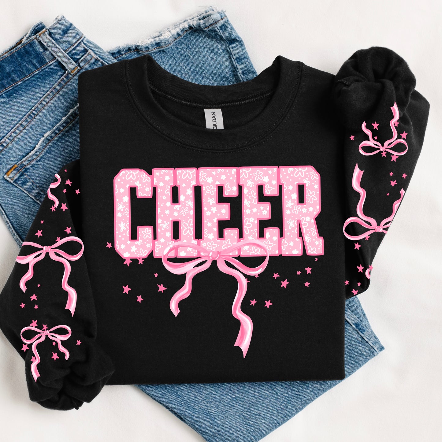Cheer Bow-Ready to Press Transfer