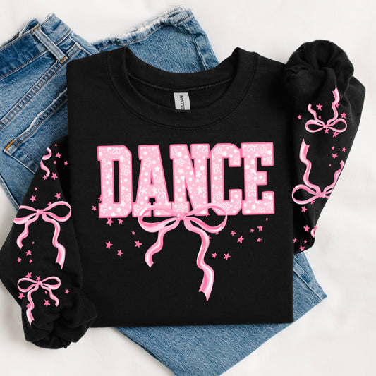Dance Bow-Ready to Press Transfer