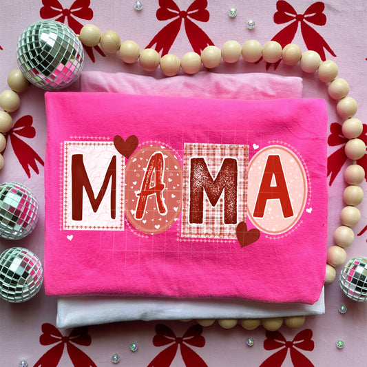 Mama Mixed Fonts-Ready to Press Transfer