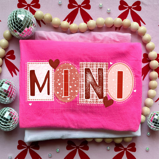 Mini Mixed Fonts-Ready to Press Transfer