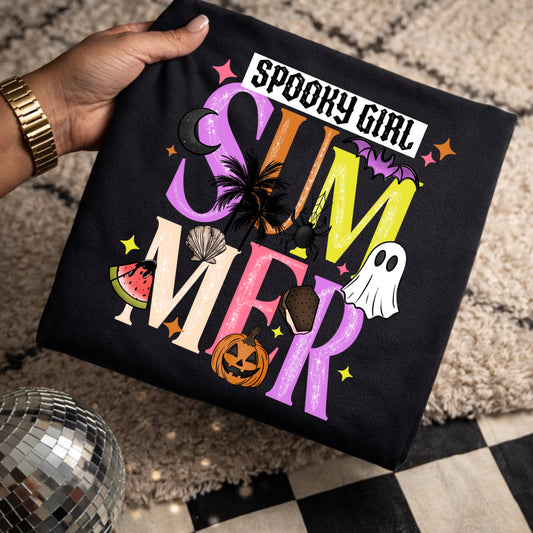 Spooky Girl Summer-Ready to Press Transfer