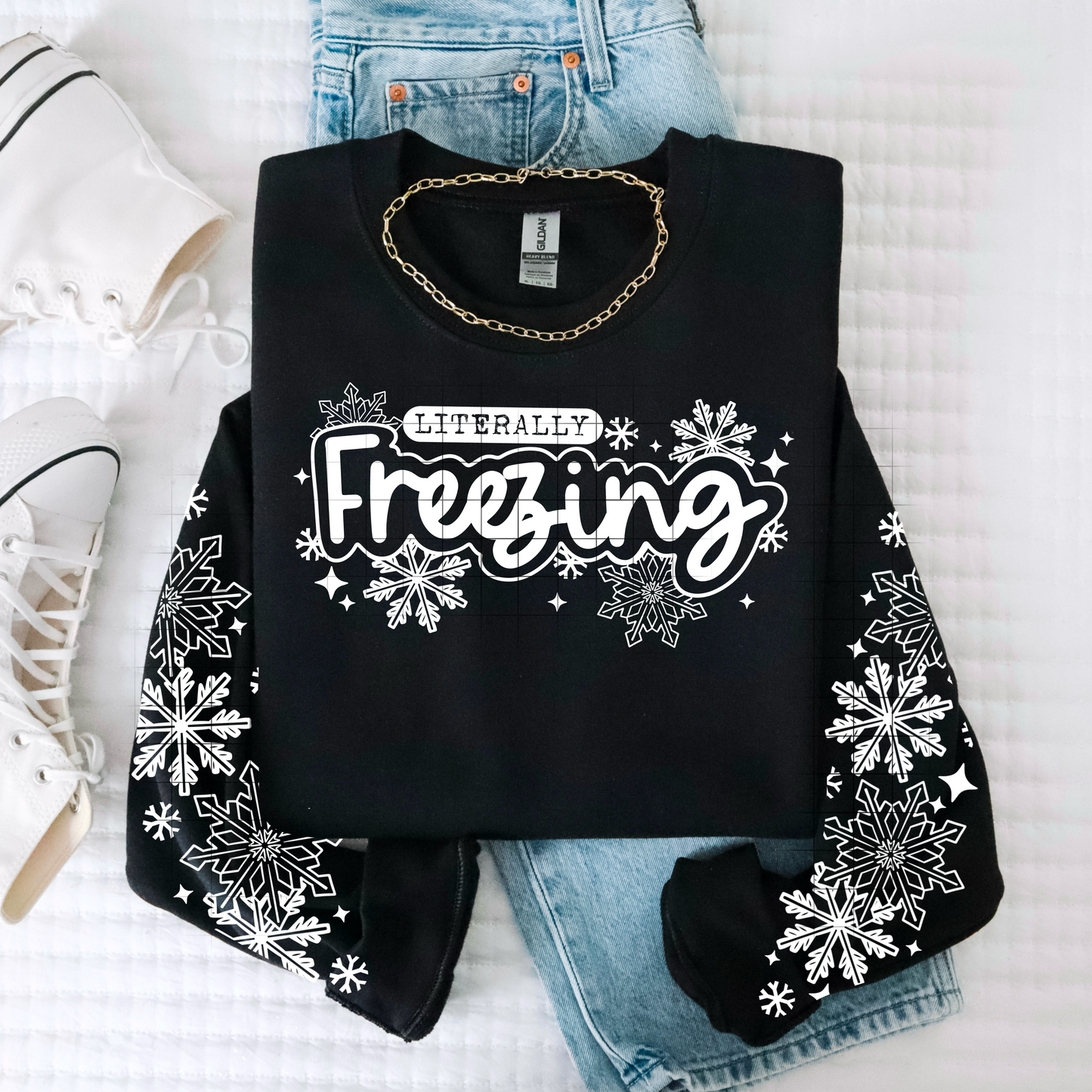 Freezing single color white-Ready to Press Transfer
