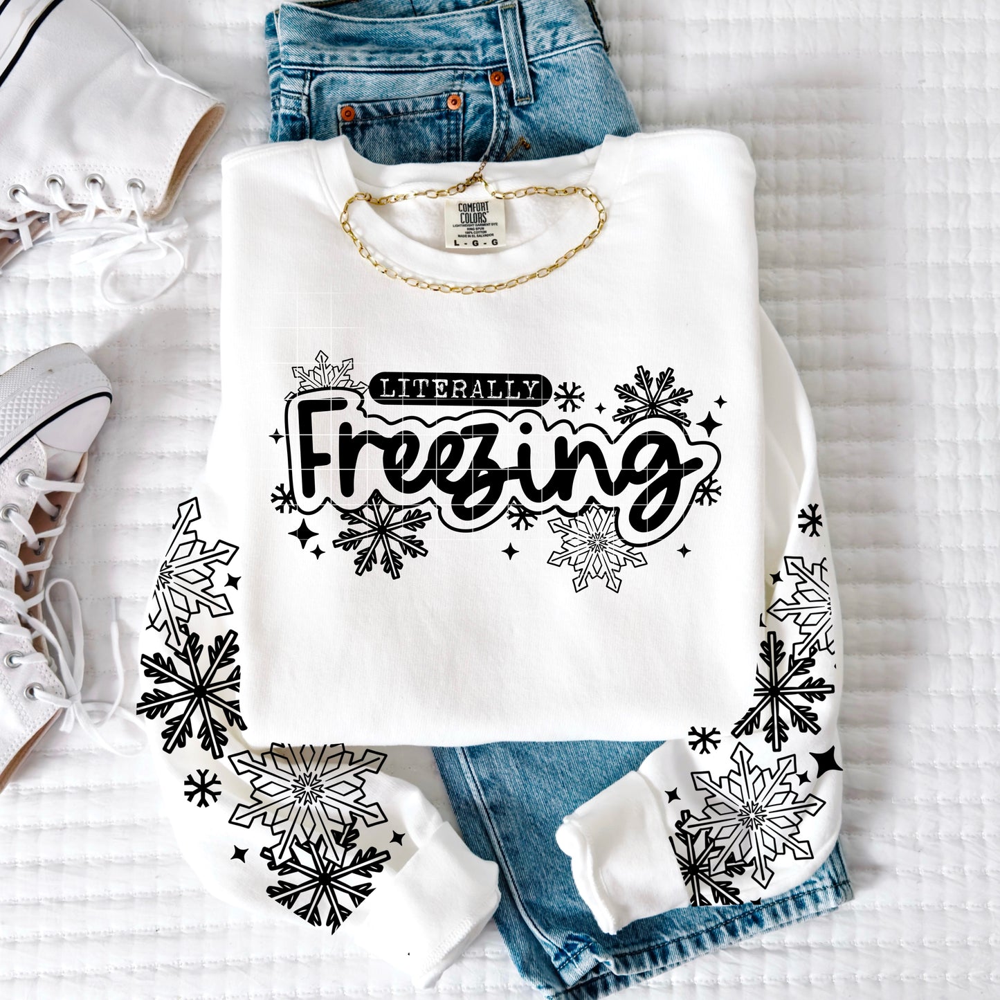 Freezing single color black-Ready to Press Transfer