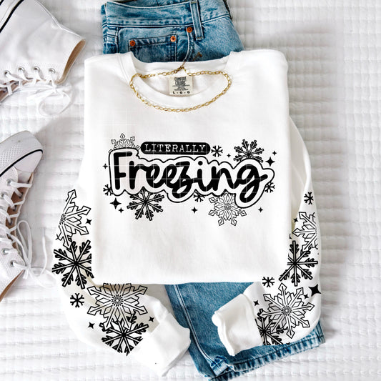 Freezing single color black-Ready to Press Transfer