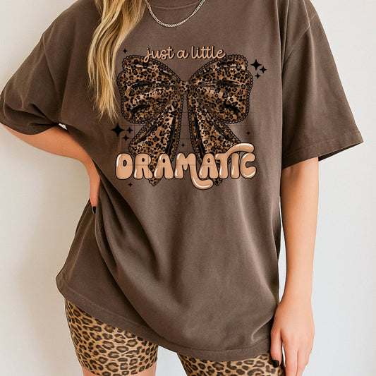 Dramatic Leopard Bow-Ready to Press Transfer