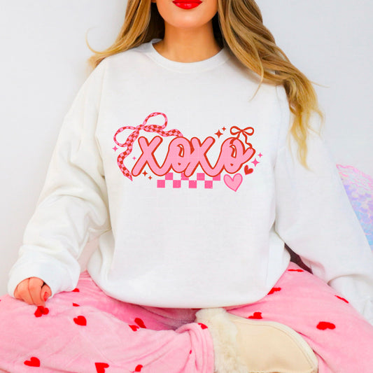 Xoxo Bow-Ready to Press Transfer