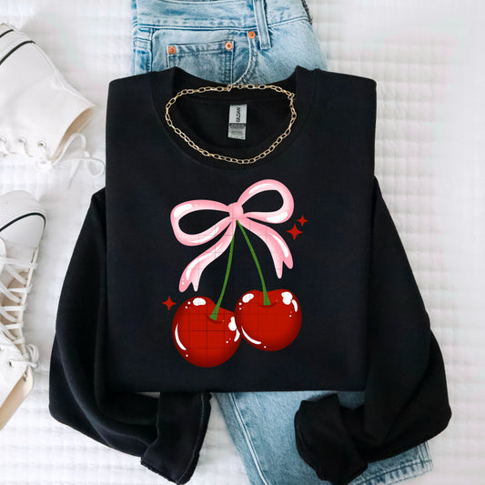 Pink Cherries-Ready to Press Transfer