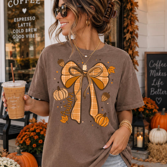 Autumn Bow-Ready to Press Transfer