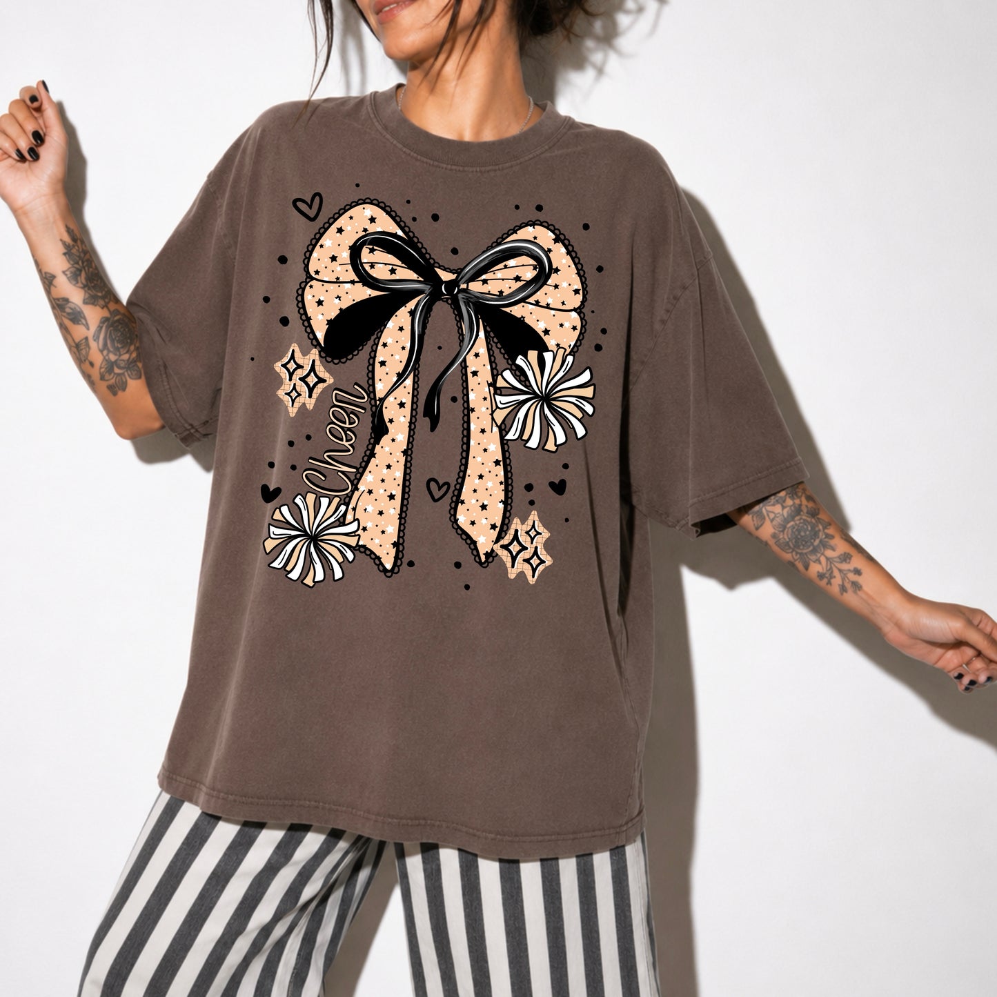 Cheer Bow-Ready to Press Transfer