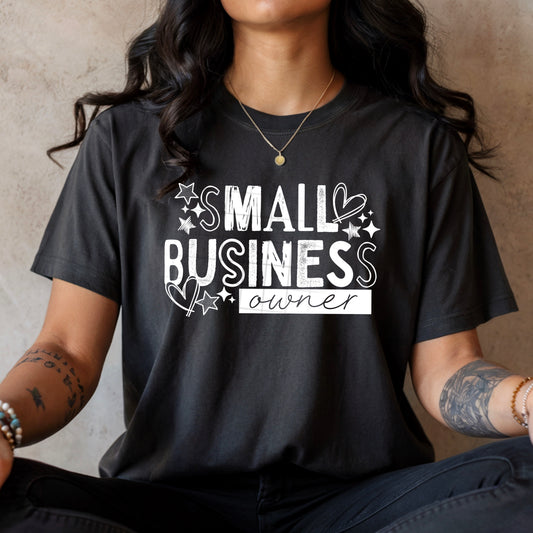 Small Business Single Color White-Ready to Press Transfer