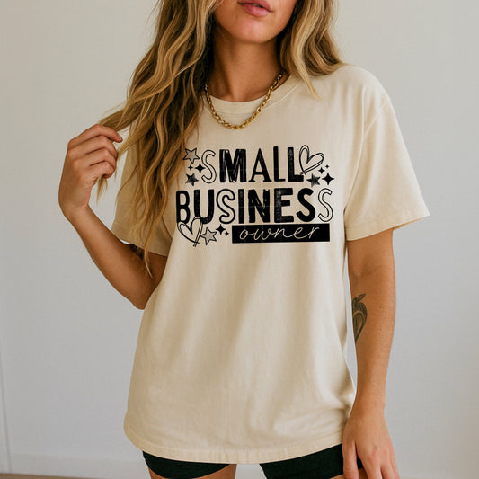 Small Business Single Color Black-Ready to Press Transfer