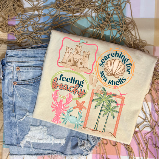Feeling Beachy Frames-Ready to Press Transfer