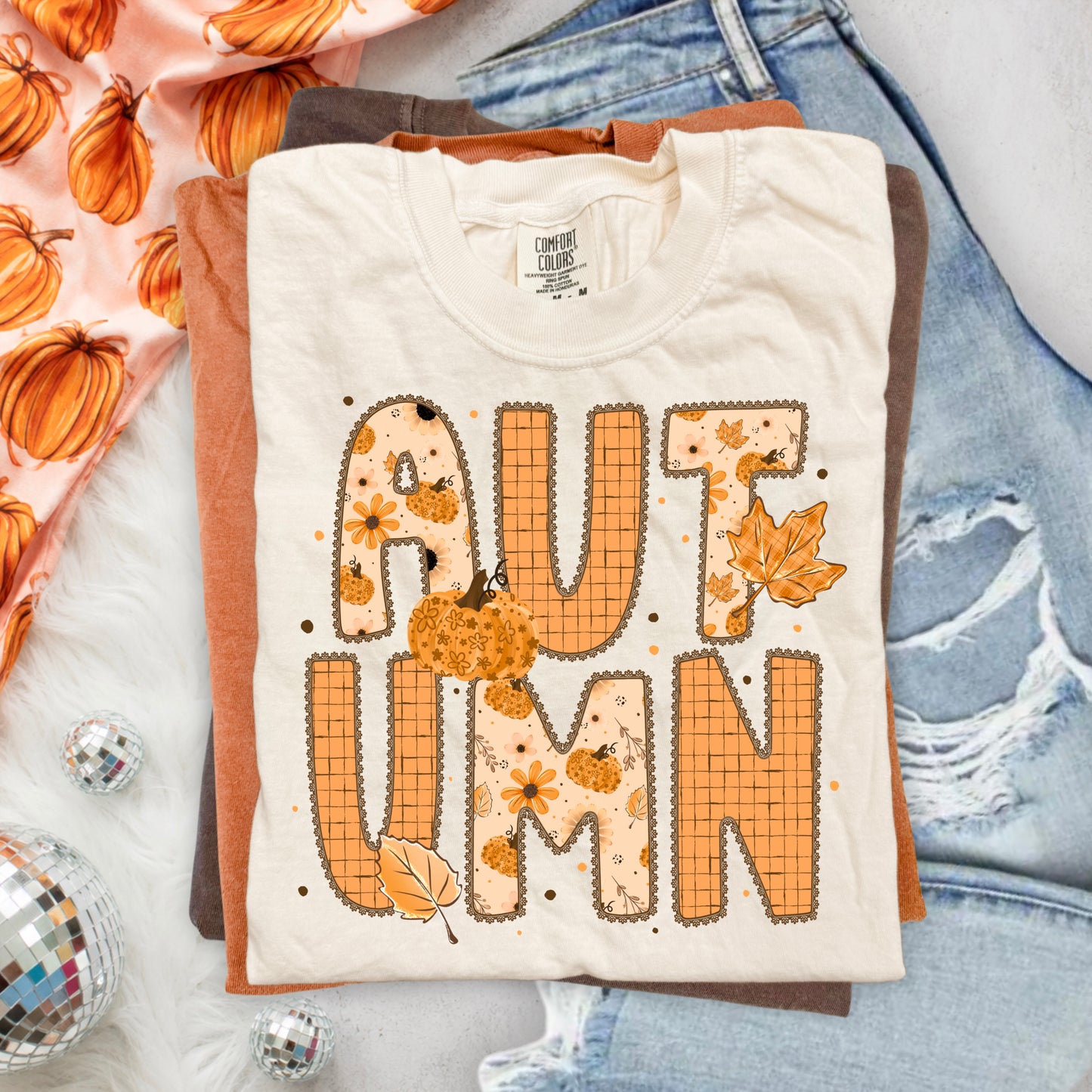 Autumn Lace-Ready to Press Transfer