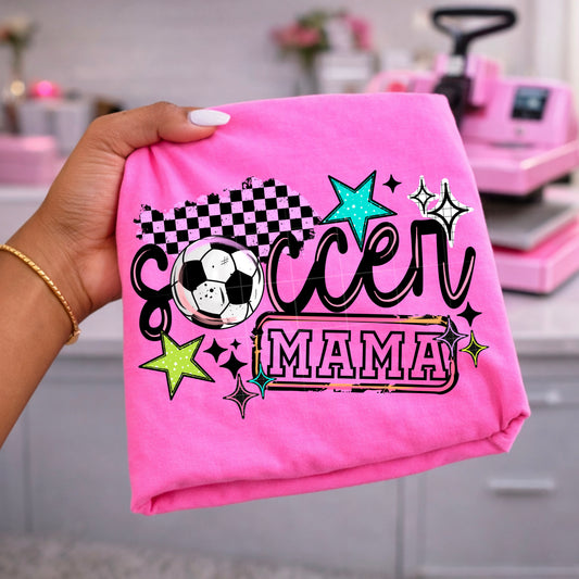 Soccer Mama Colorful-Ready to Press Transfer