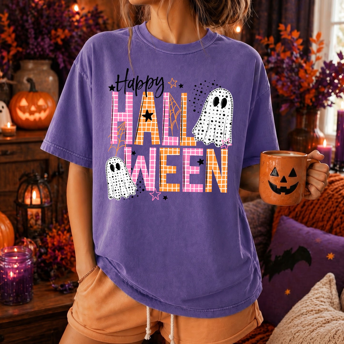 Happy Halloween Black-Ready to Press Transfer