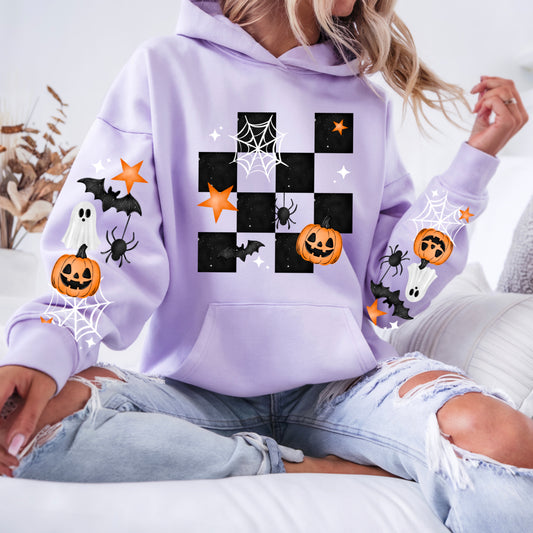 Halloween Checker-Ready to Press Transfer