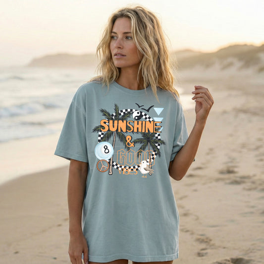 Sunshine & Good Vibes-Ready to Press Transfer