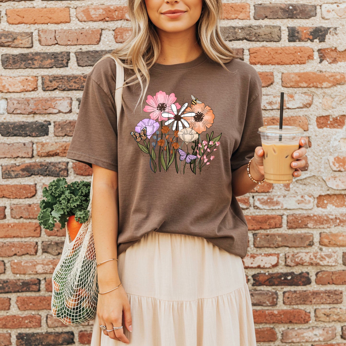 Wildflowers No Words-Ready to Press Transfer