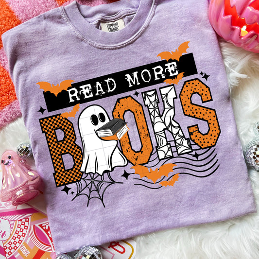 Read More Books Black-Ready to Press Transfer