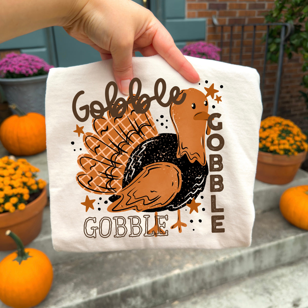 Gobble Turkey-Ready to Press Transfer