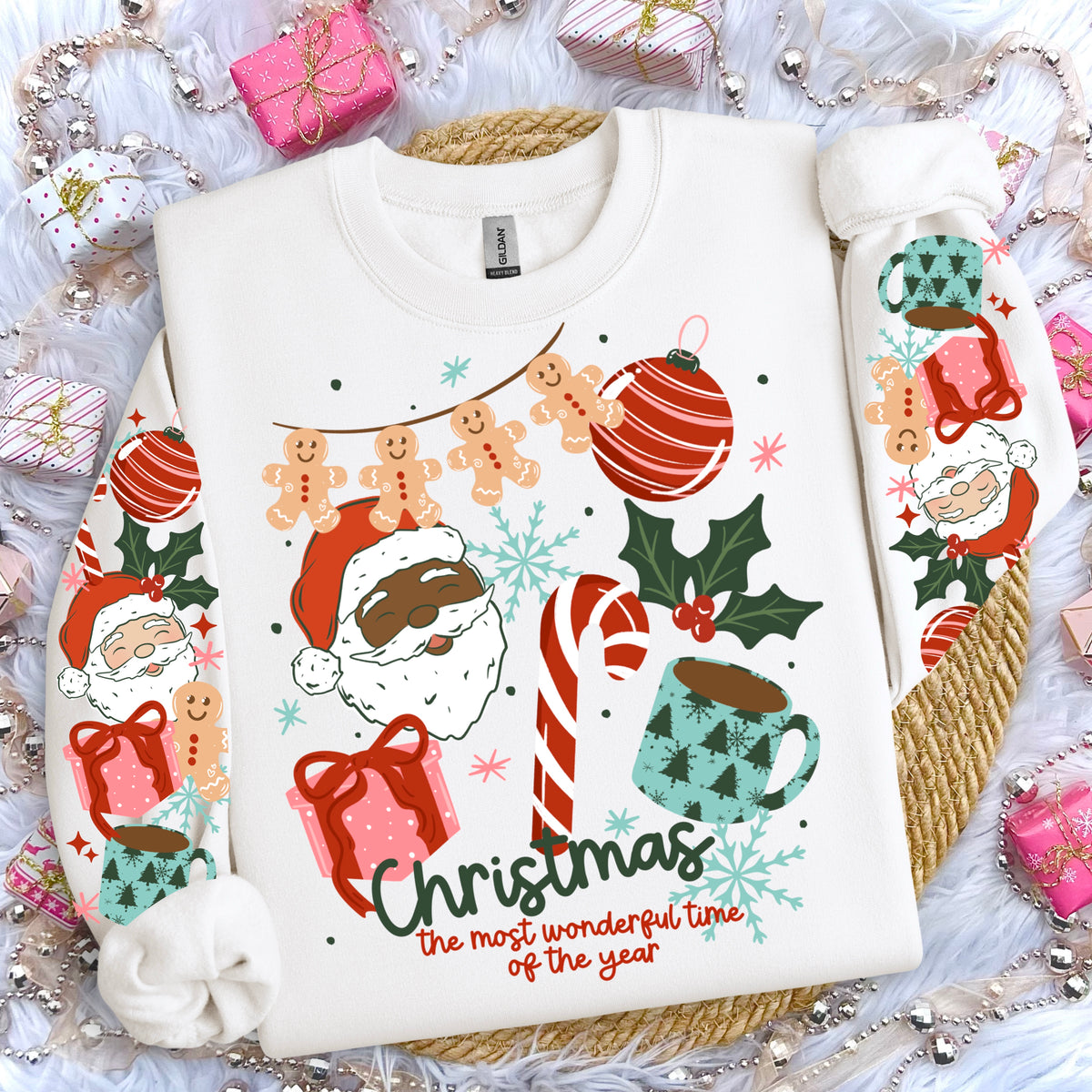 Christmas Things Dark Skintone-Ready to Press Transfer