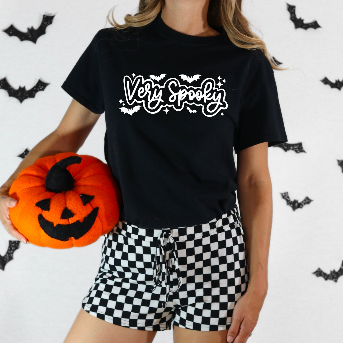 Very Spooky Single Color White-Ready to Press Transfer
