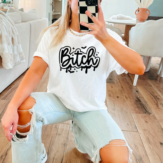 Bitch Single Color Black-Ready to Press Transfer