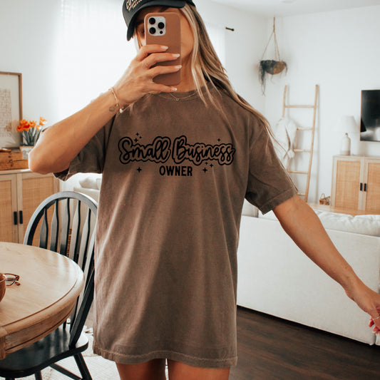 Small Business Single Color Black-Ready to Press Transfer
