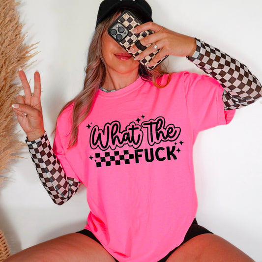 Wtf Single Color Black-Ready to Press Transfer