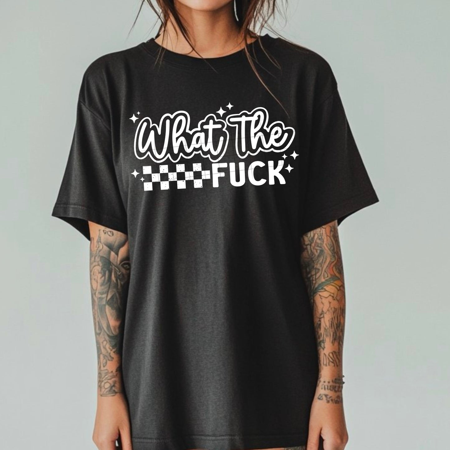 Wtf Single Color White-Ready to Press Transfer