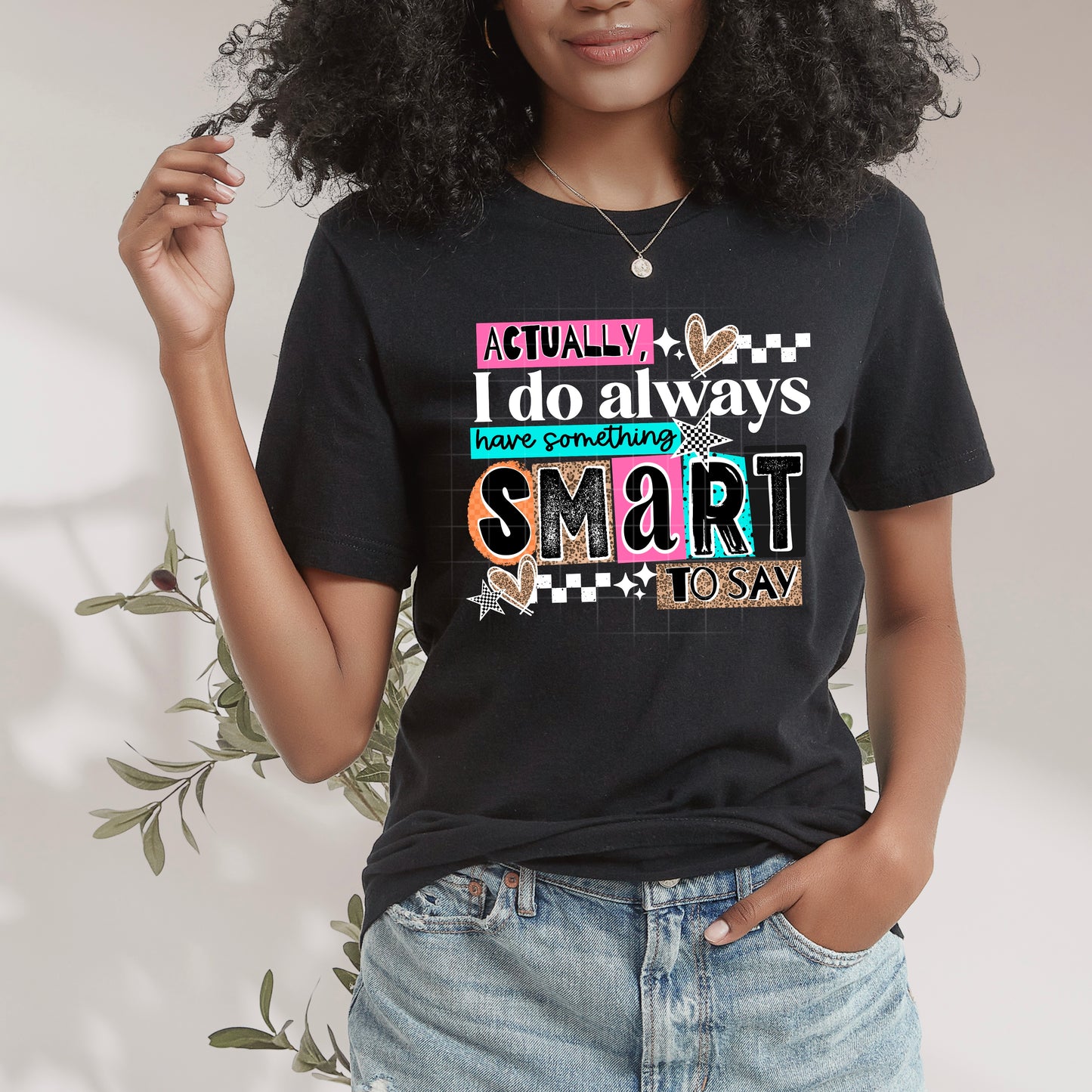 Something Smart to Say White-Ready to Press Transfer