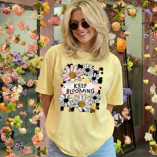 Keep Blooming-Ready to Press Transfer