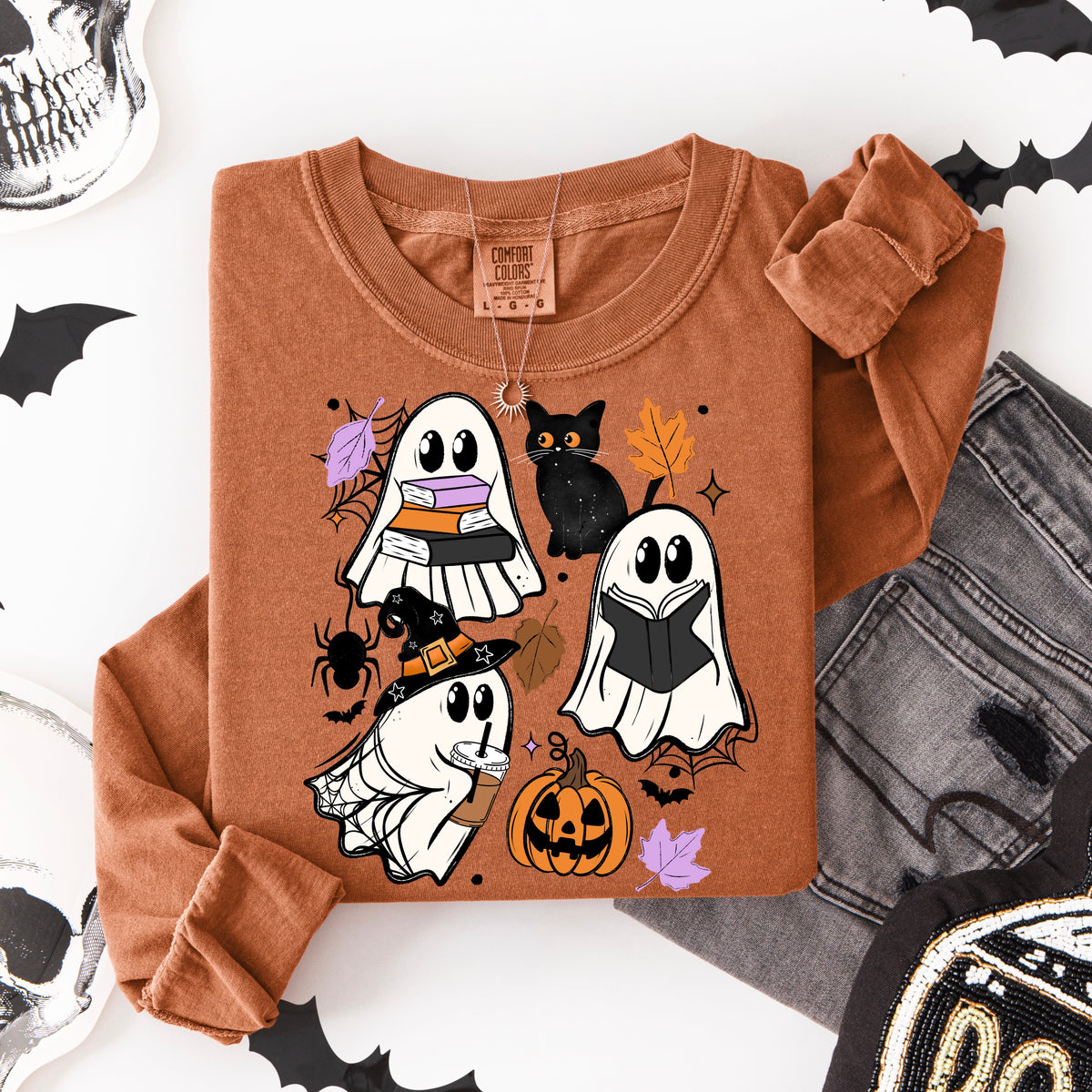 Halloween Ghosties-Ready to Press Transfer