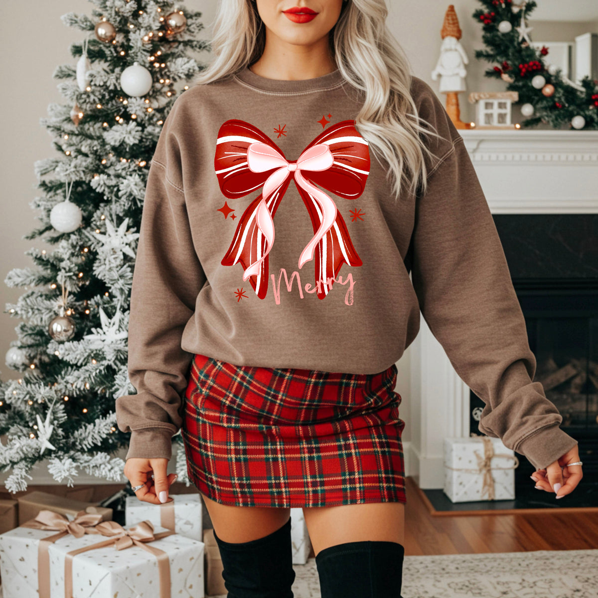 Merry Bow-Ready to Press Transfer