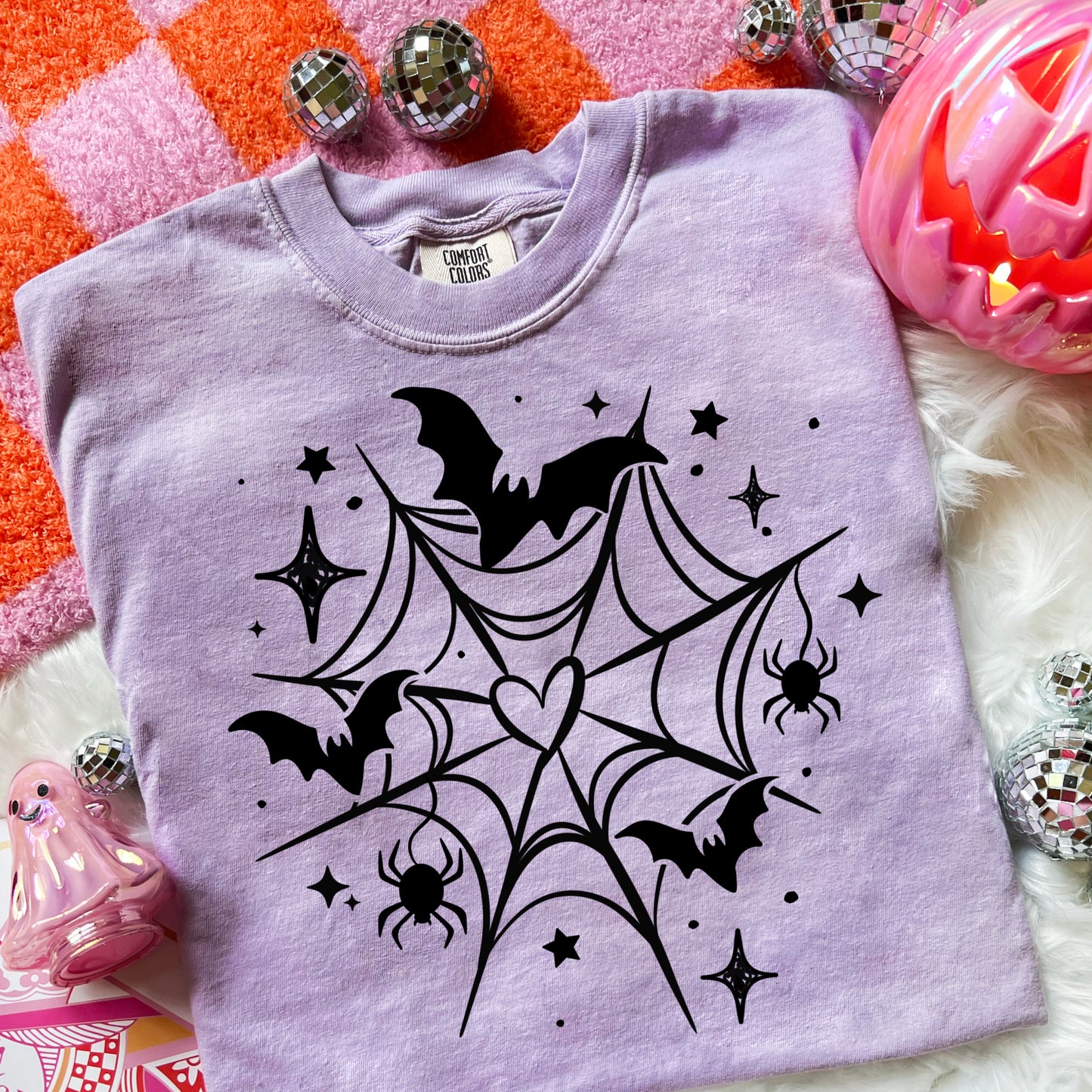 Heart Web single color black-Ready to Press Transfer